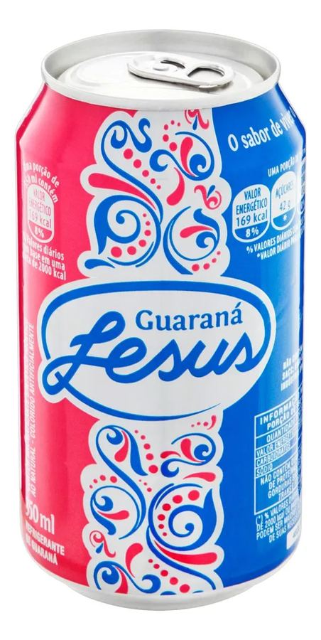 Guaraná Jesus lata 350 ml